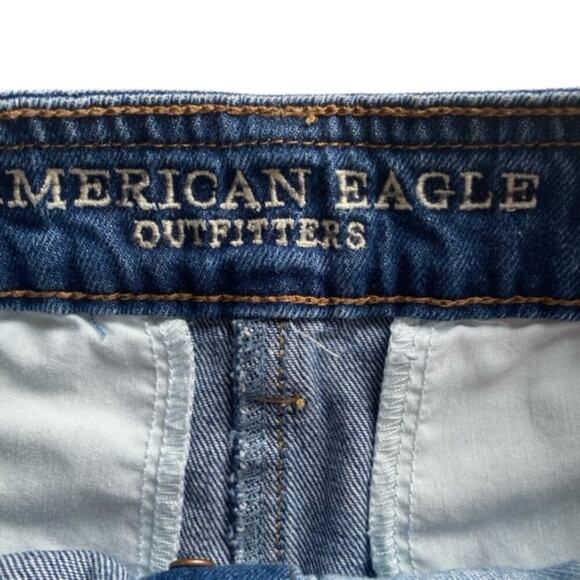 3/$21 American Eagle Hi-Rise Festival Mini Patchwork Jean Skirt - Size 0 - Picture 4 of 6